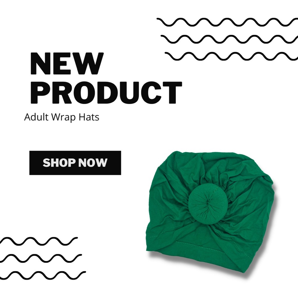 Women Turbans & Head-wraps , Flower Knot Pre-tied bonnet